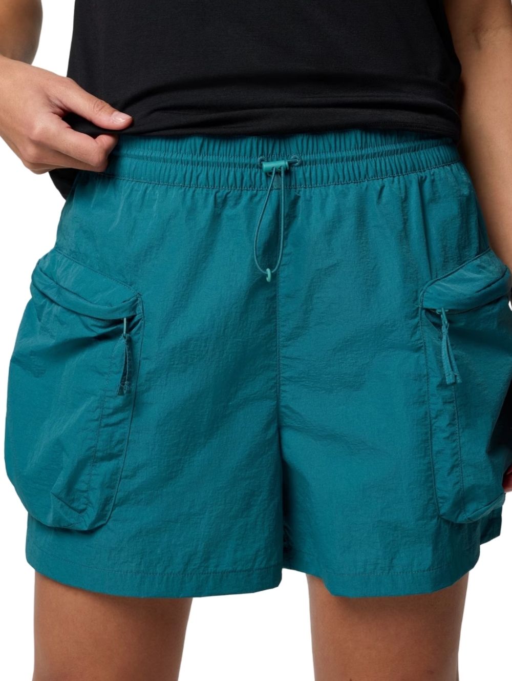 Columbia Women's Elevated View 4" Blue Cargo Shorts New With Tag Size Large
